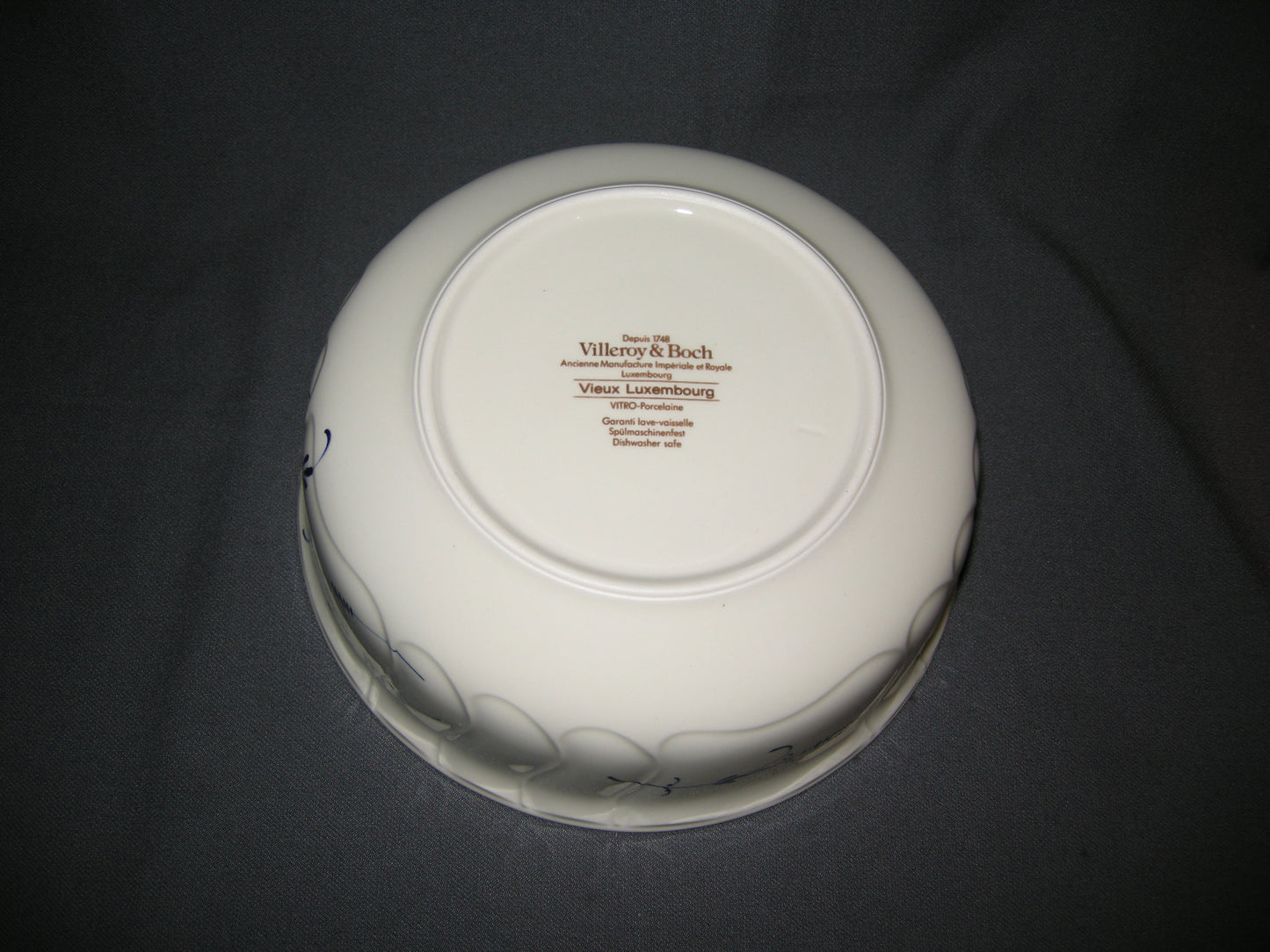Villeroy & Boch Vieux Luxembourg schaal O20,5 cm., hoogte 8 cm.