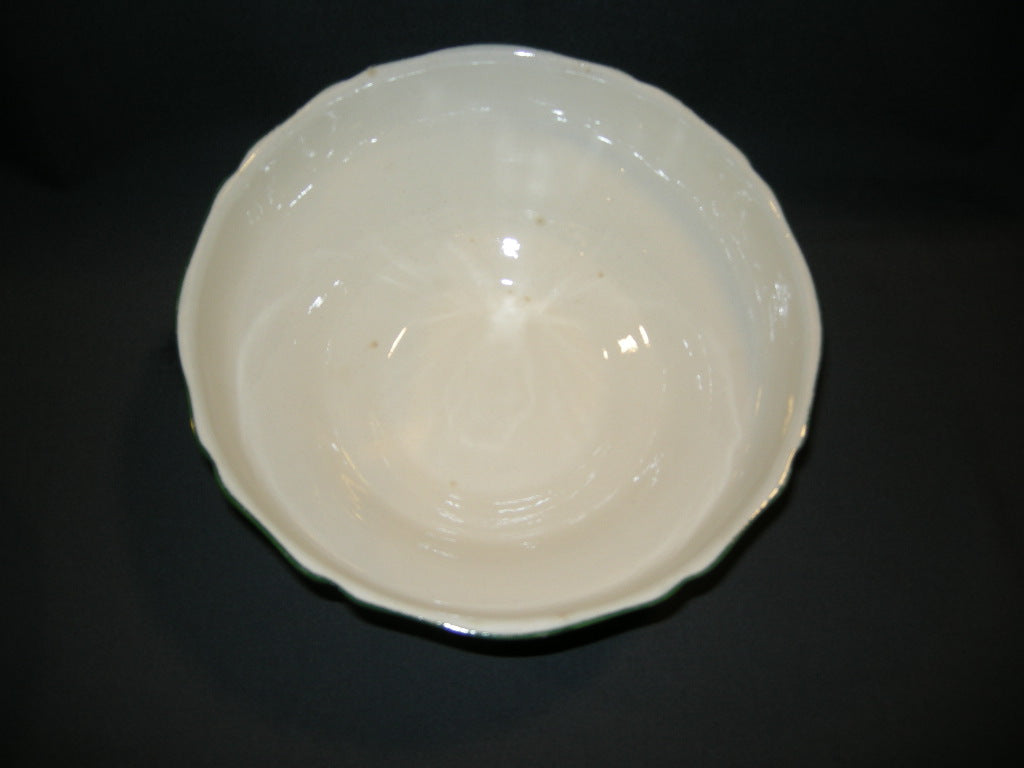Villeroy & Boch Alt Strassburg oud stempel saladeschaal op voet O23 cm.