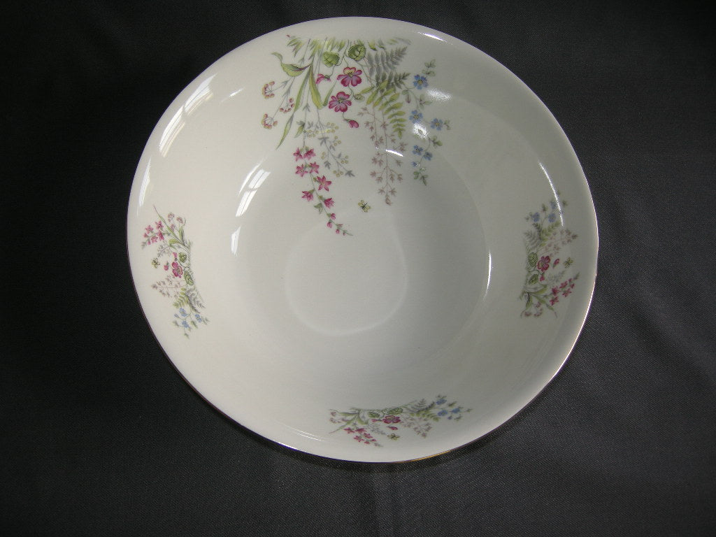 Winterling roomwit - veldbloemetjes saladeschaal