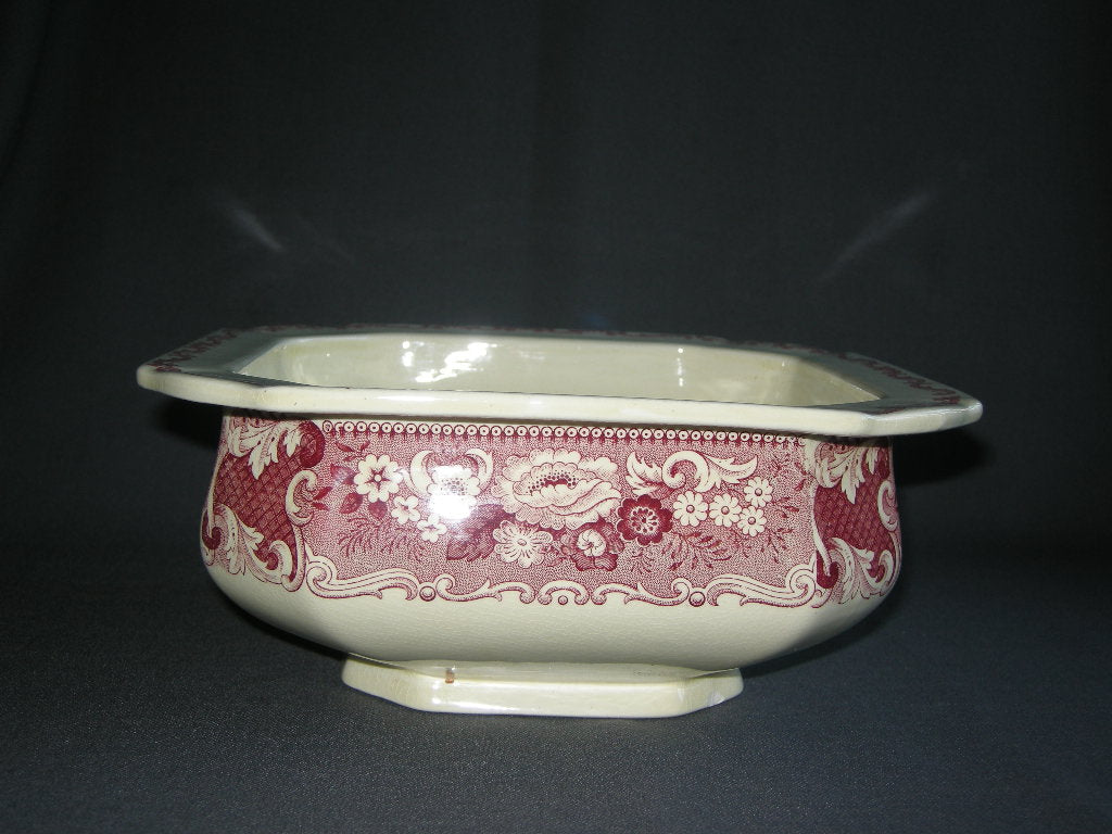 Societe Ceramique Victoria rood saladeschaal