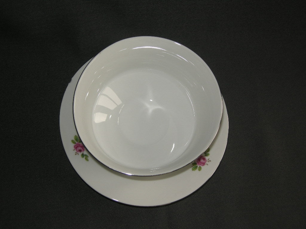 Eschenbach wit met rose roosjes sauskom