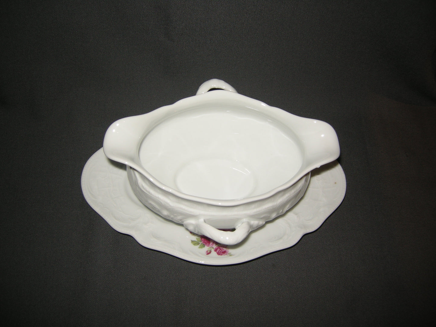 Rosenthal Sanssouci spierwit rose pioenroos sauskom