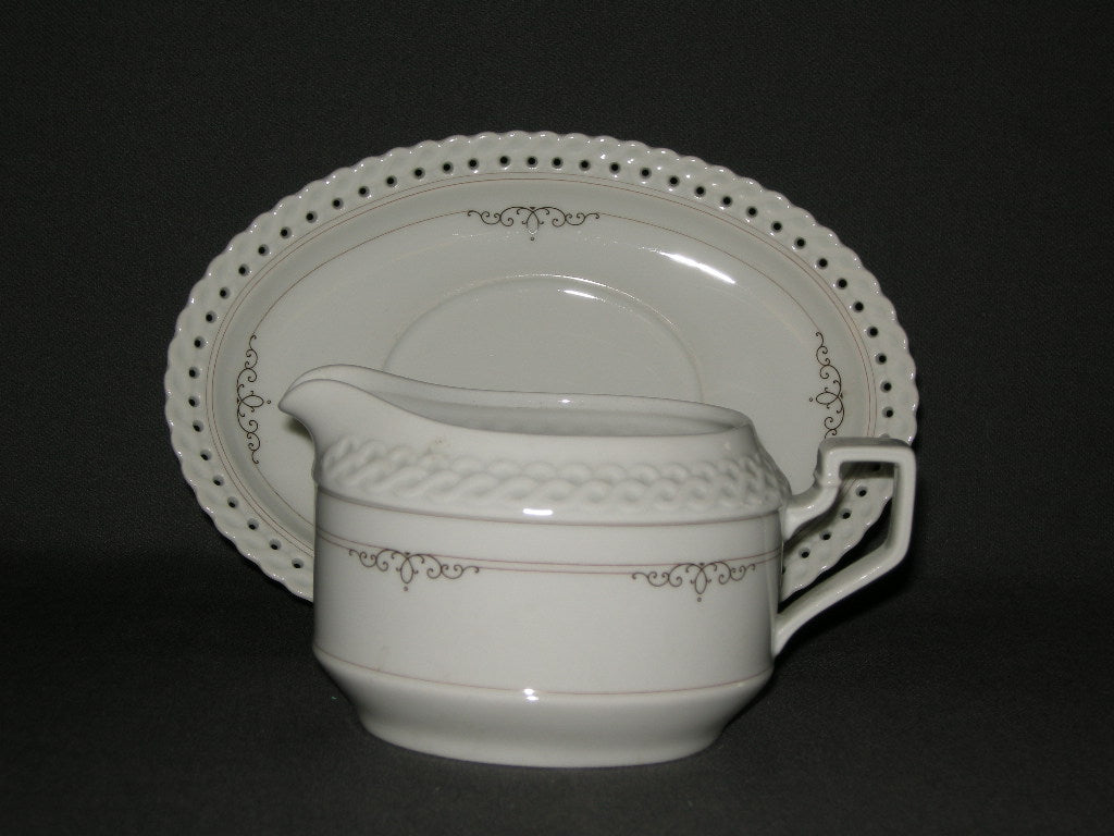 Hutschenreuther Constance sauskom + onderschotel