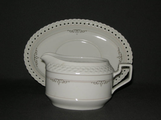 Hutschenreuther Constance sauskom + onderschotel