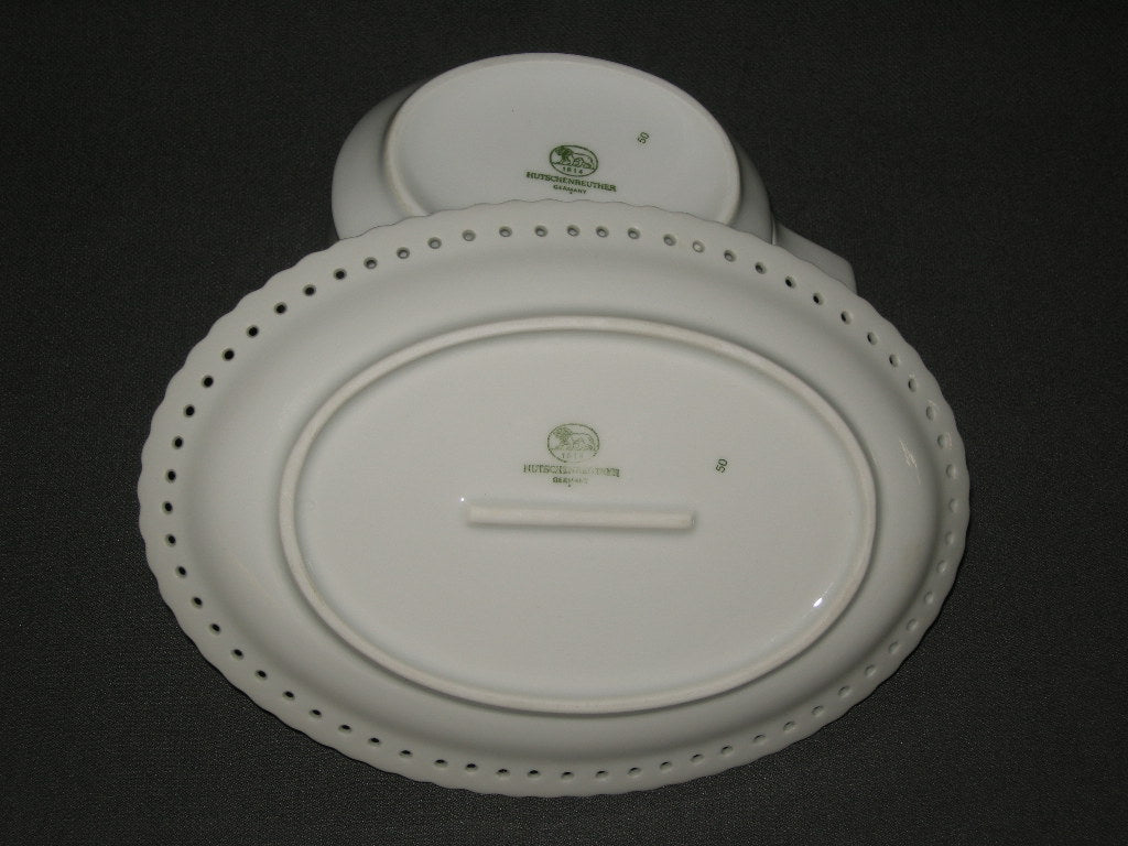 Hutschenreuther Constance sauskom + onderschotel