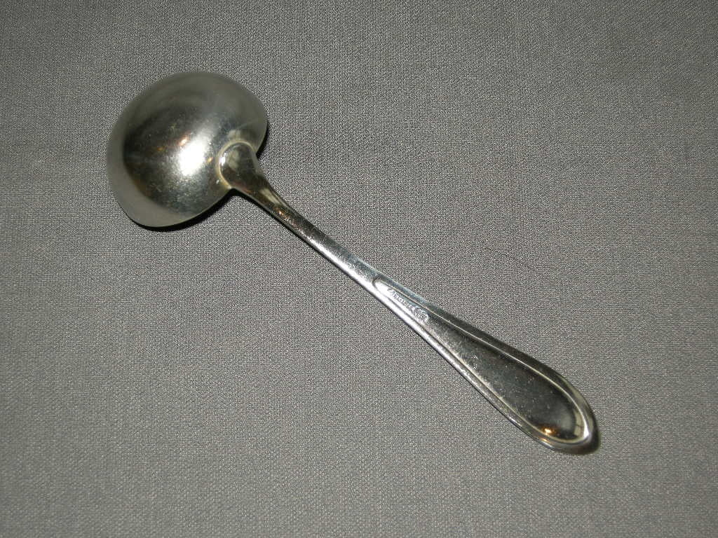 Wellner verzilverd sauslepel
