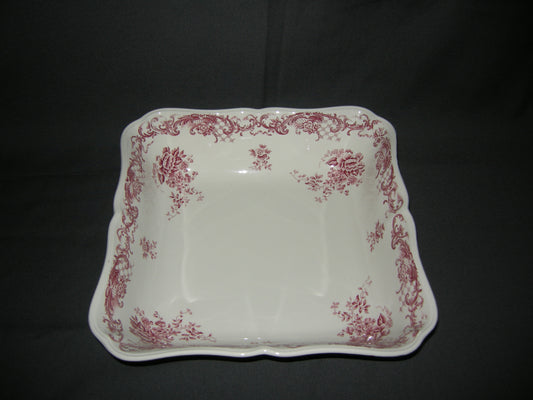Villeroy & Boch Valeria rood schaal 25,5 x 25,5 x 7 cm.