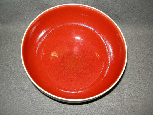 Jars Ceramistes Tourron rood schaal O24 cm.