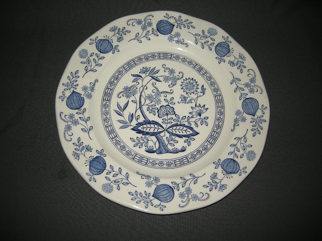 Wedgwood Blue Onion schaal O28 cm.
