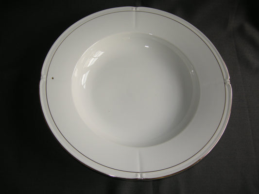 Jäger wit - goud schulp schaal O33,5 cm.