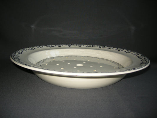 Wedgwood Moustiers ronde schaal met bijbehorende treef