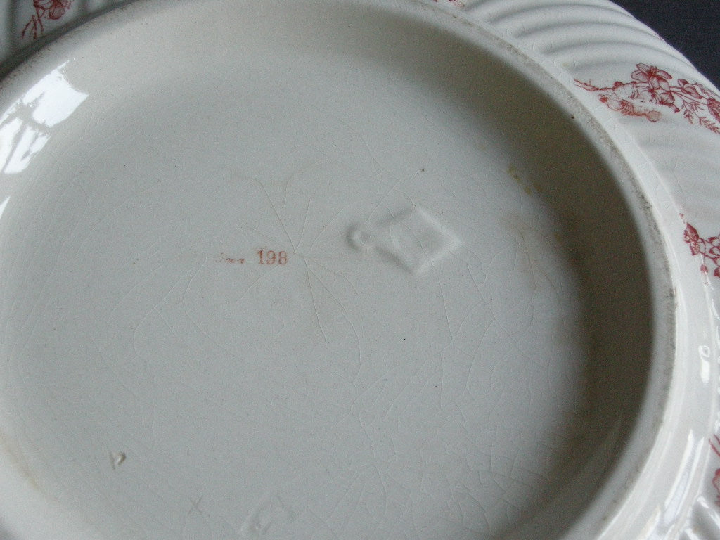 Petrus Regout decor 198 lampetstel