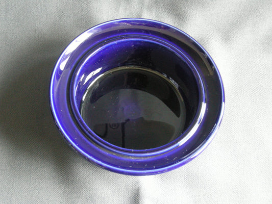 Huizen donkerblauw glanzend schaaltje