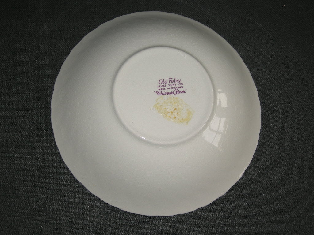 Old Foley Chinese Rose dessertschaaltje