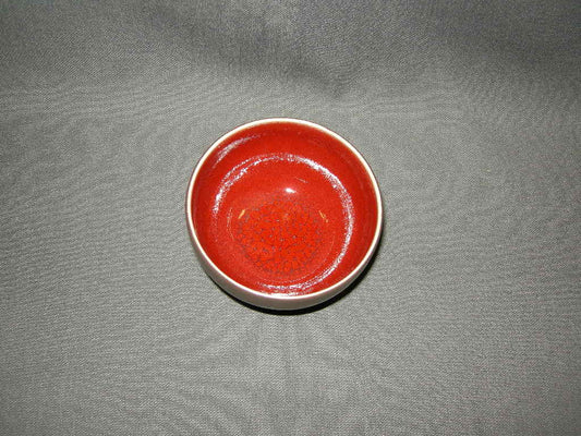 Jars Ceramistes Tourron rood schaaltje O9 cm.