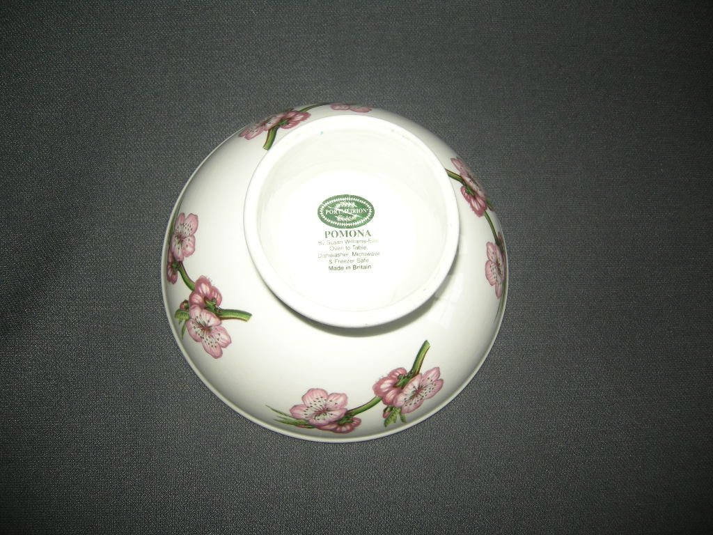Portmeirion Pomona schaaltje op voet O13,5 cm. Princess of Orange Pear