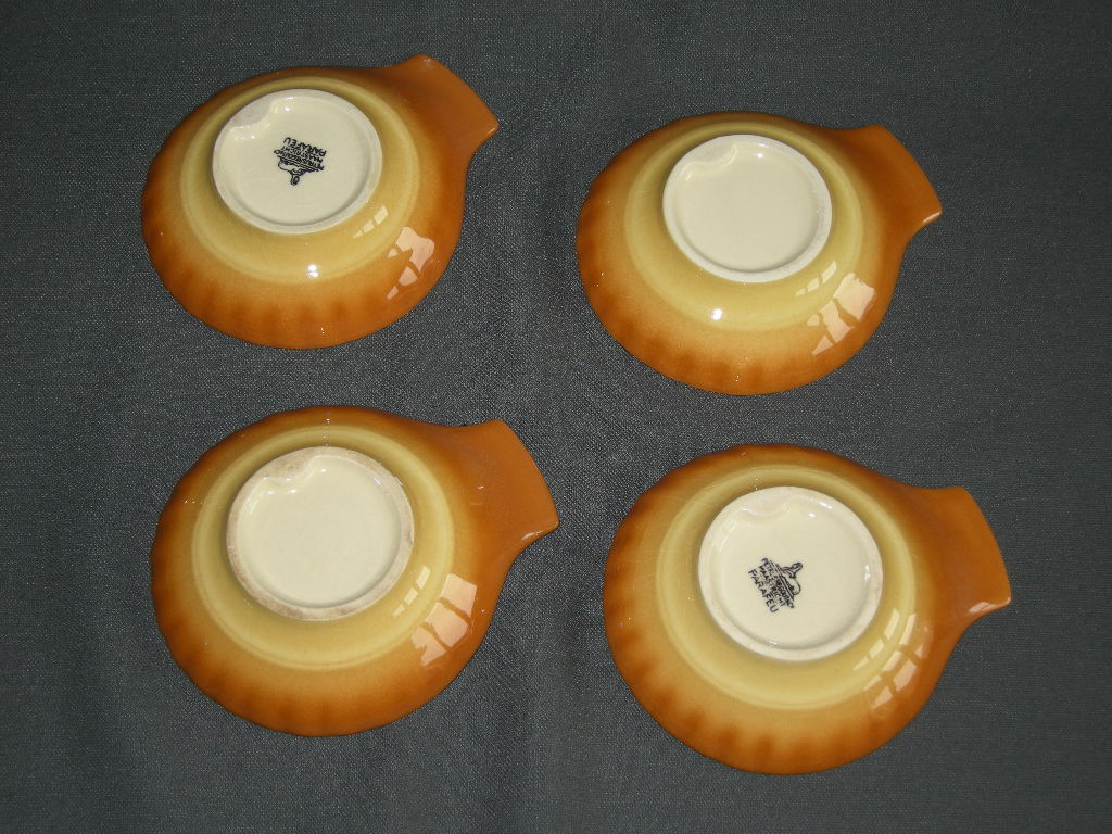Petrus Regout parafeu oranje 002. schelpen