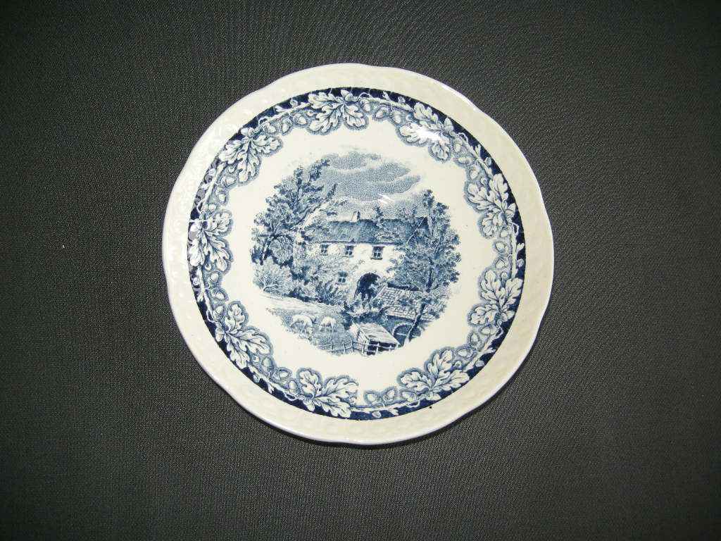 Societe Ceramique Boerenhoeve blauw schotel O15,3 cm.