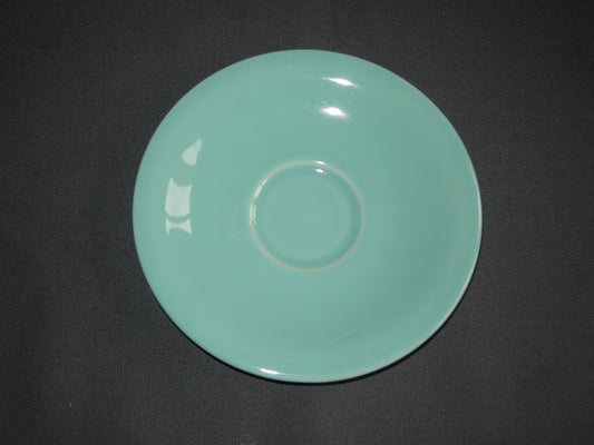 Huizen pastel aqua schotel O14,5 cm.