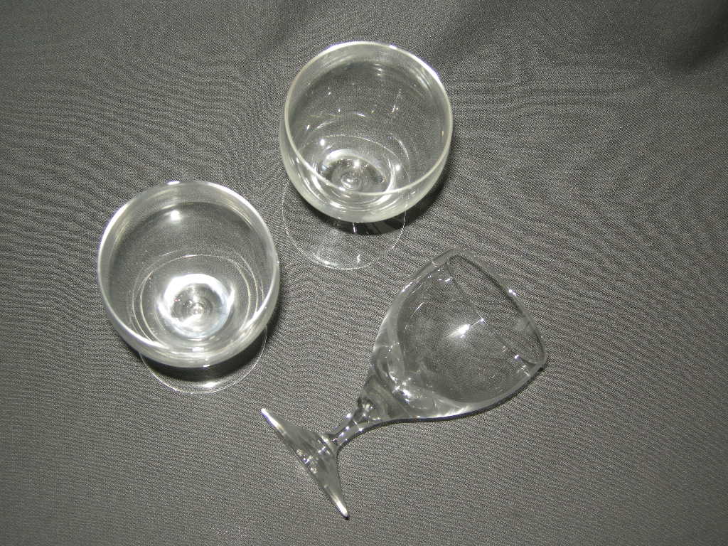 glas - kristal Leerdam Sylvia sherryglazen O6 cm.