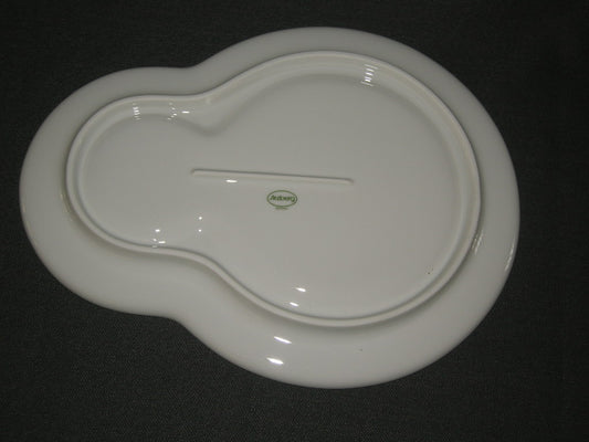 Arzberg Loop zilver randje snackbord