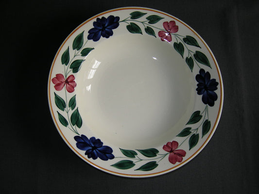 Societe Ceramique Boerenbont 418 soepbord O23,5 cm. lichte ondergrond