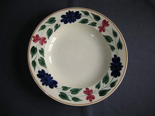Societe Ceramique Boerenbont 418 soepborden O25,5 cm. donkere ondergrond