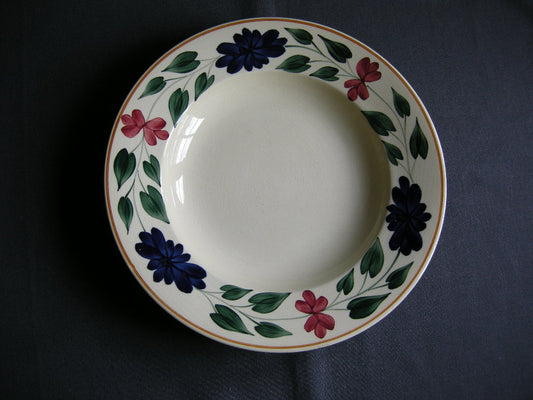 Societe Ceramique Boerenbont 418 soepborden O25,5 cm. donkere ondergrond