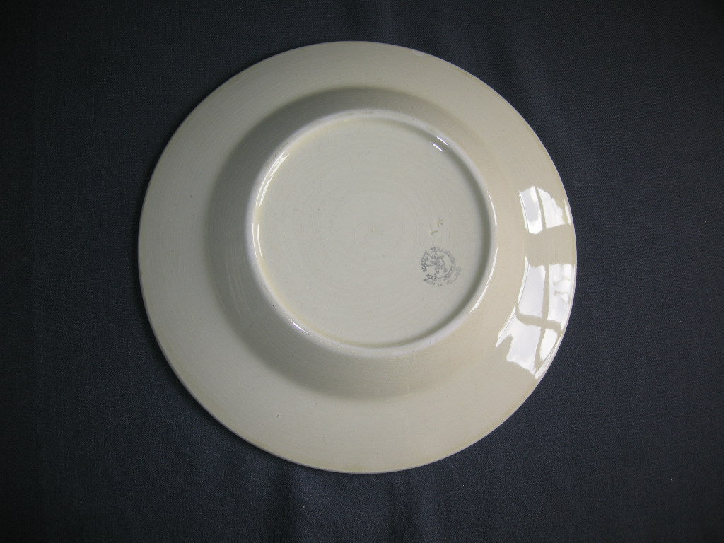 Societe Ceramique Boerenbont 418 soepborden O25,5 cm. donkere ondergrond