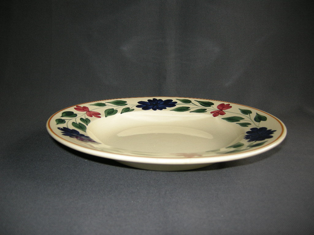 Societe Ceramique Boerenbont 418 soepborden O25,5 cm. donkere ondergrond