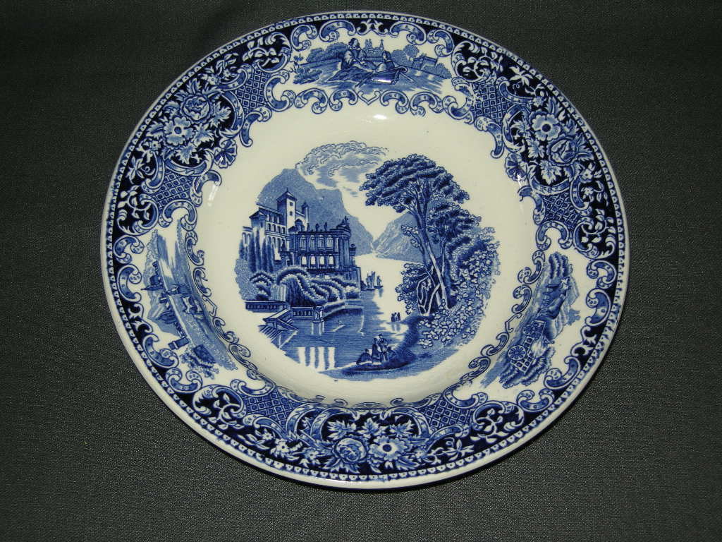 Petrus Regout Castillo blauw soepbord