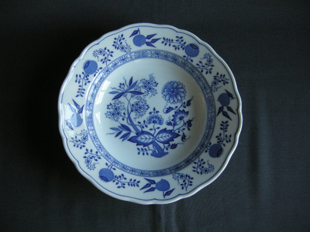 Hütschenreuther Blau Zwiebelmuster soepbord