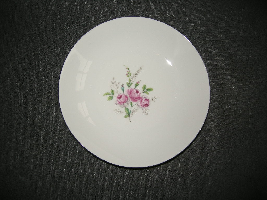 Eschenbach wit met rose roosjes soepbord
