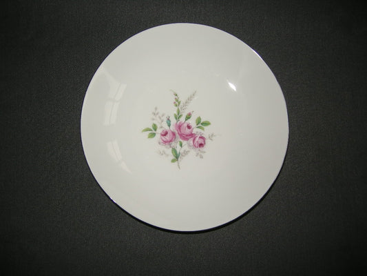 Eschenbach wit met rose roosjes soepbord