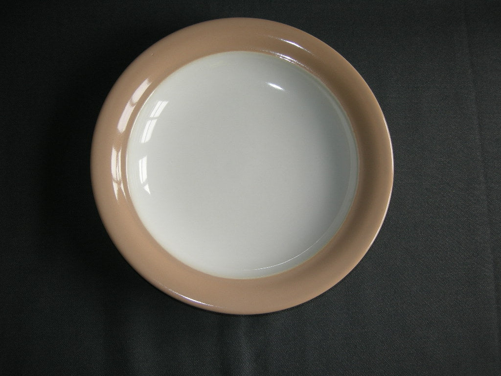 Huizen pastel zalmrose soepborden