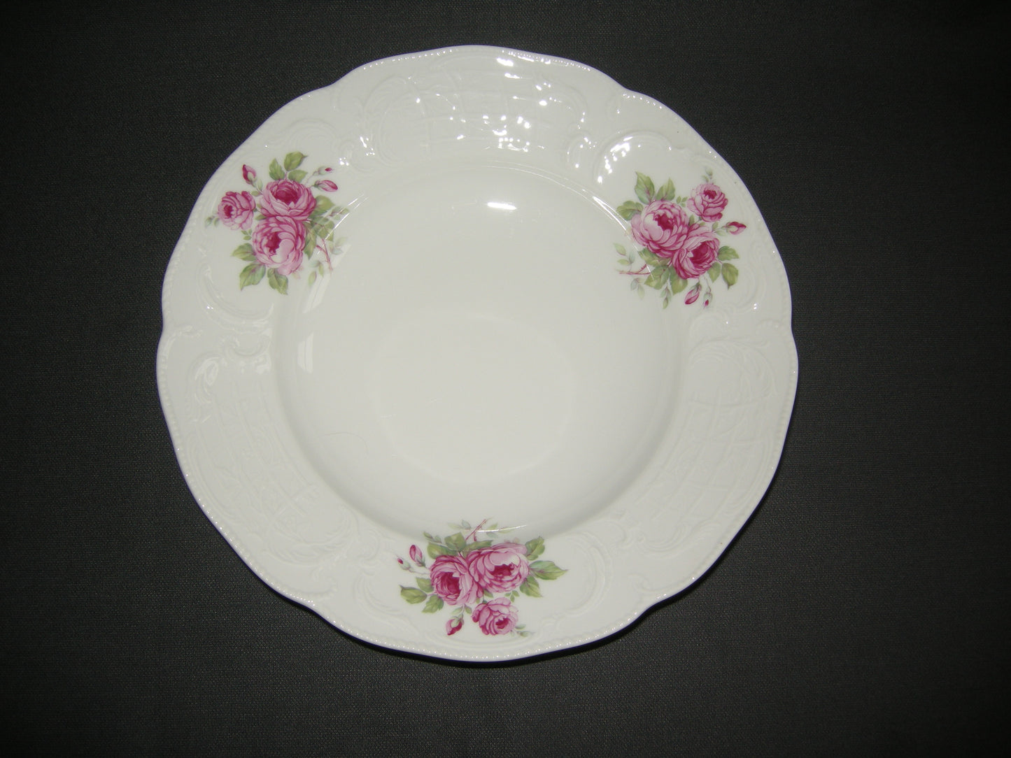 Rosenthal Sanssouci spierwit rose pioenroos soepbord