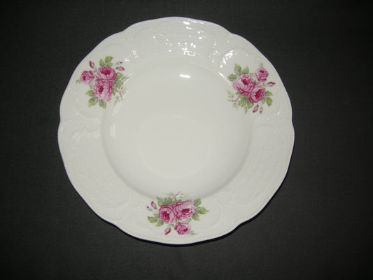 Rosenthal Sanssouci spierwit rose pioenroos soepbord