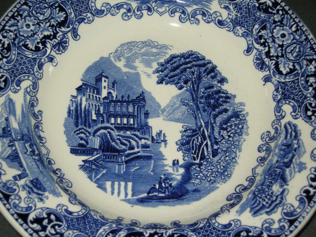 Petrus Regout Castillo blauw soepbord