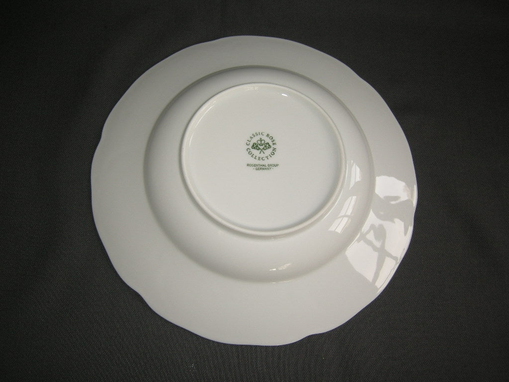 Rosenthal Sanssouci spierwit met blauw / grijze bloemetjes soepbord