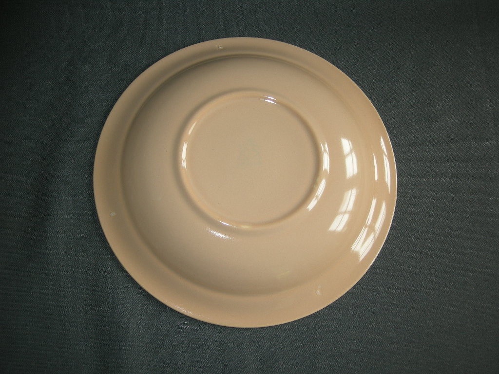 Huizen pastel zalmrose soepborden
