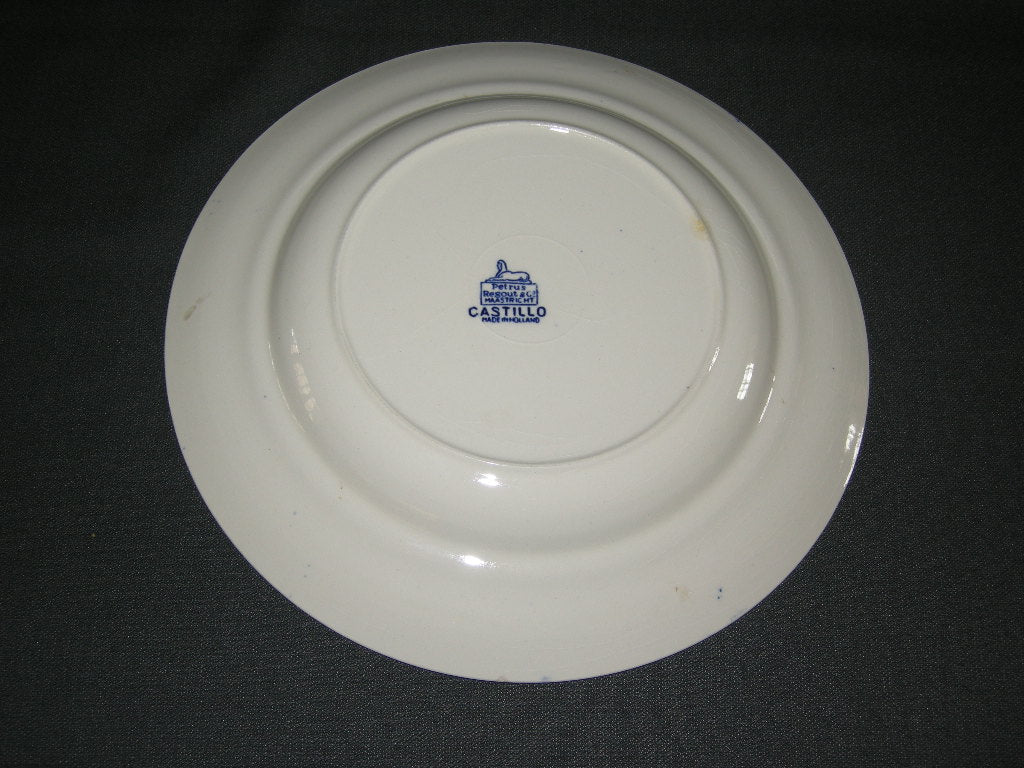 Petrus Regout Castillo blauw soepbord