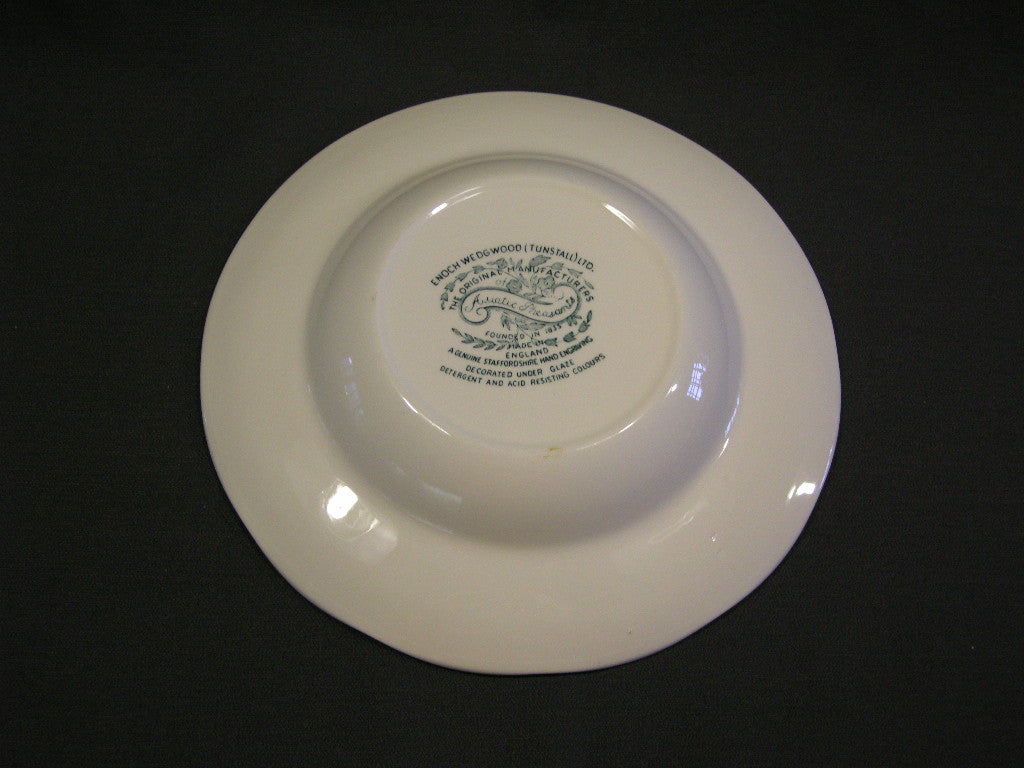 Wedgwood Asiatic Pheasants petrol soepbord doorsnee 22 cm
