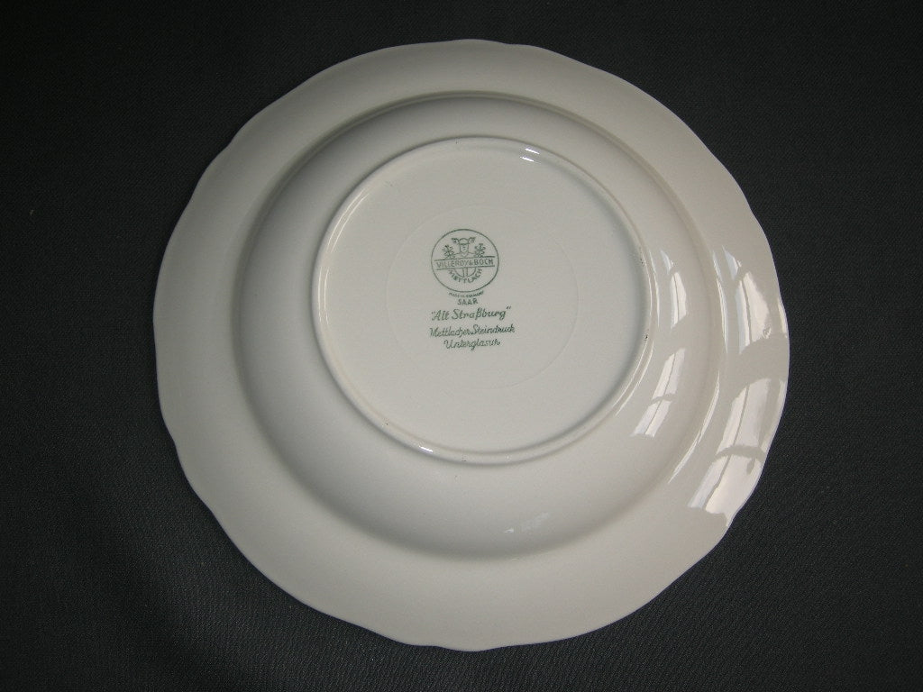 Villeroy & Boch Alt Strassburg nieuw stempel soepbord roos
