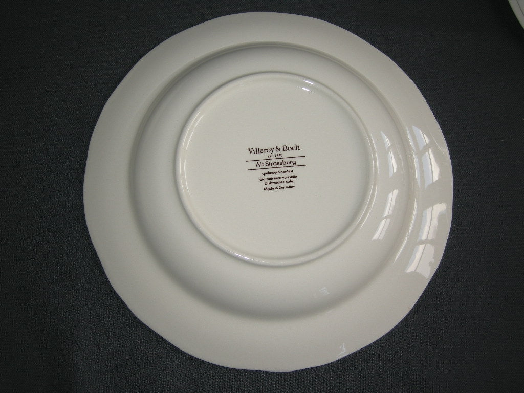 Villeroy & Boch Alt Strassburg nieuw stempel soepbord roos