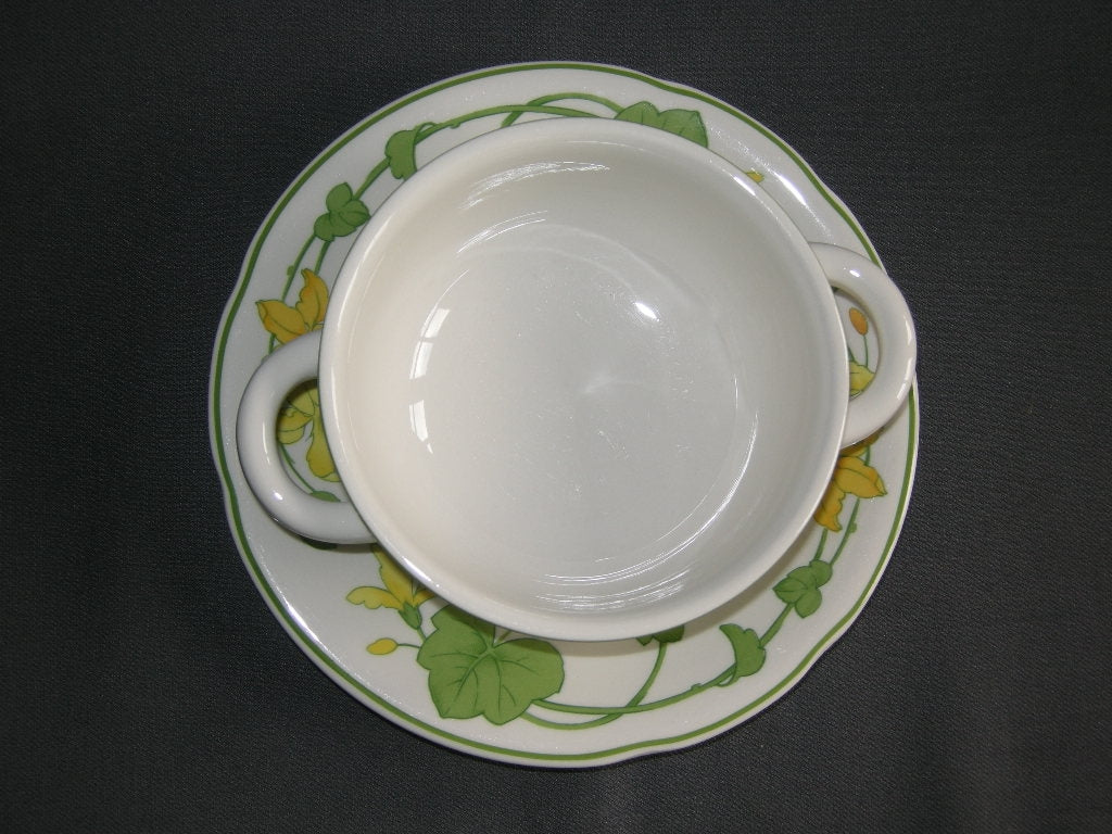 Villeroy & Boch Geranium soepkop & schotel