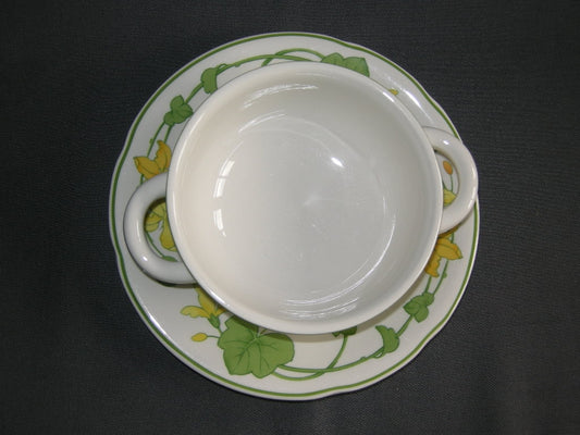 Villeroy & Boch Geranium soepkop & schotel