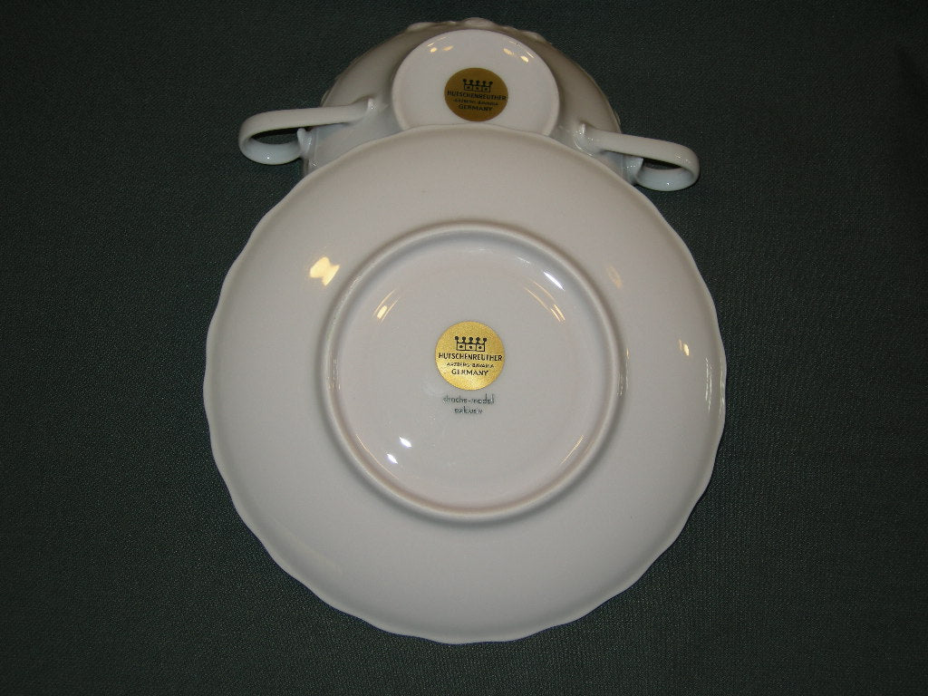 Hutschenreuther Porcelaine Rose Drache soepkop & schotel