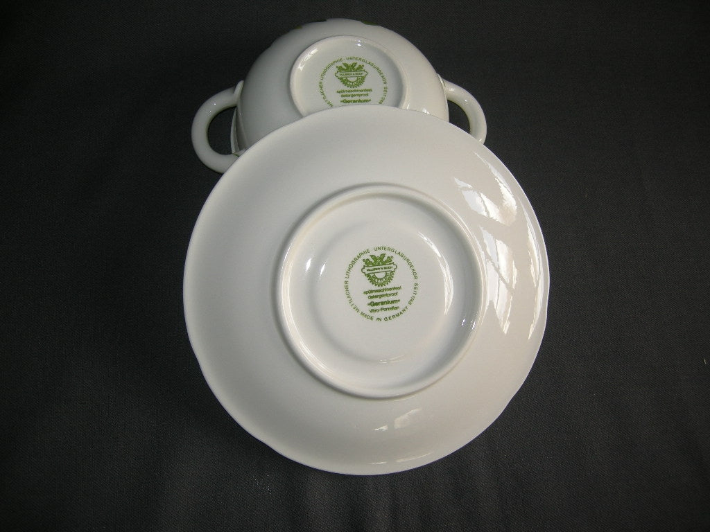 Villeroy & Boch Geranium soepkop & schotel