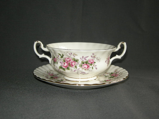 Royal Albert Lavender Rose soepkop & schotel