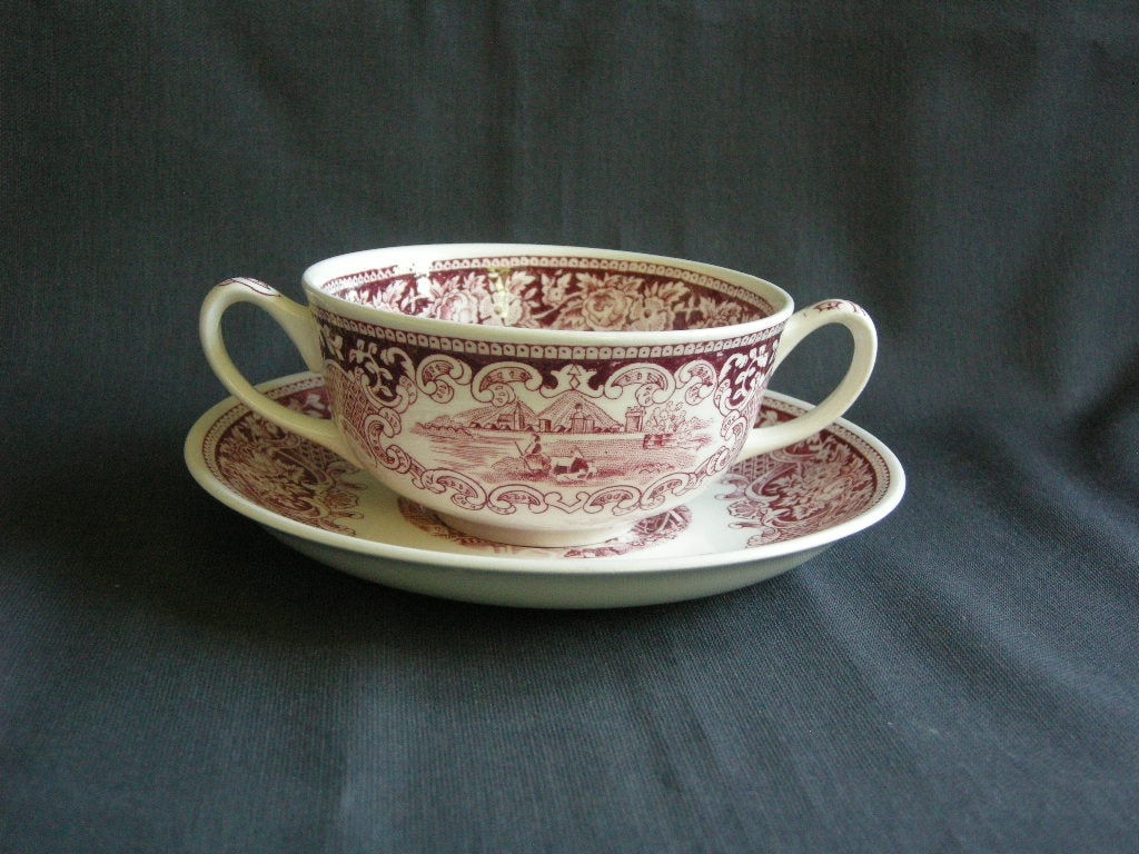 Royal Sphinx Old England rood soepkop & schotel